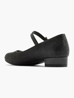 Graceland Zwarte Ballerina Glitters-Kinderen Jongensschoenen