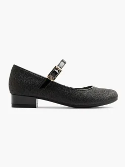 Graceland Zwarte Ballerina Glitters-Kinderen Jongensschoenen