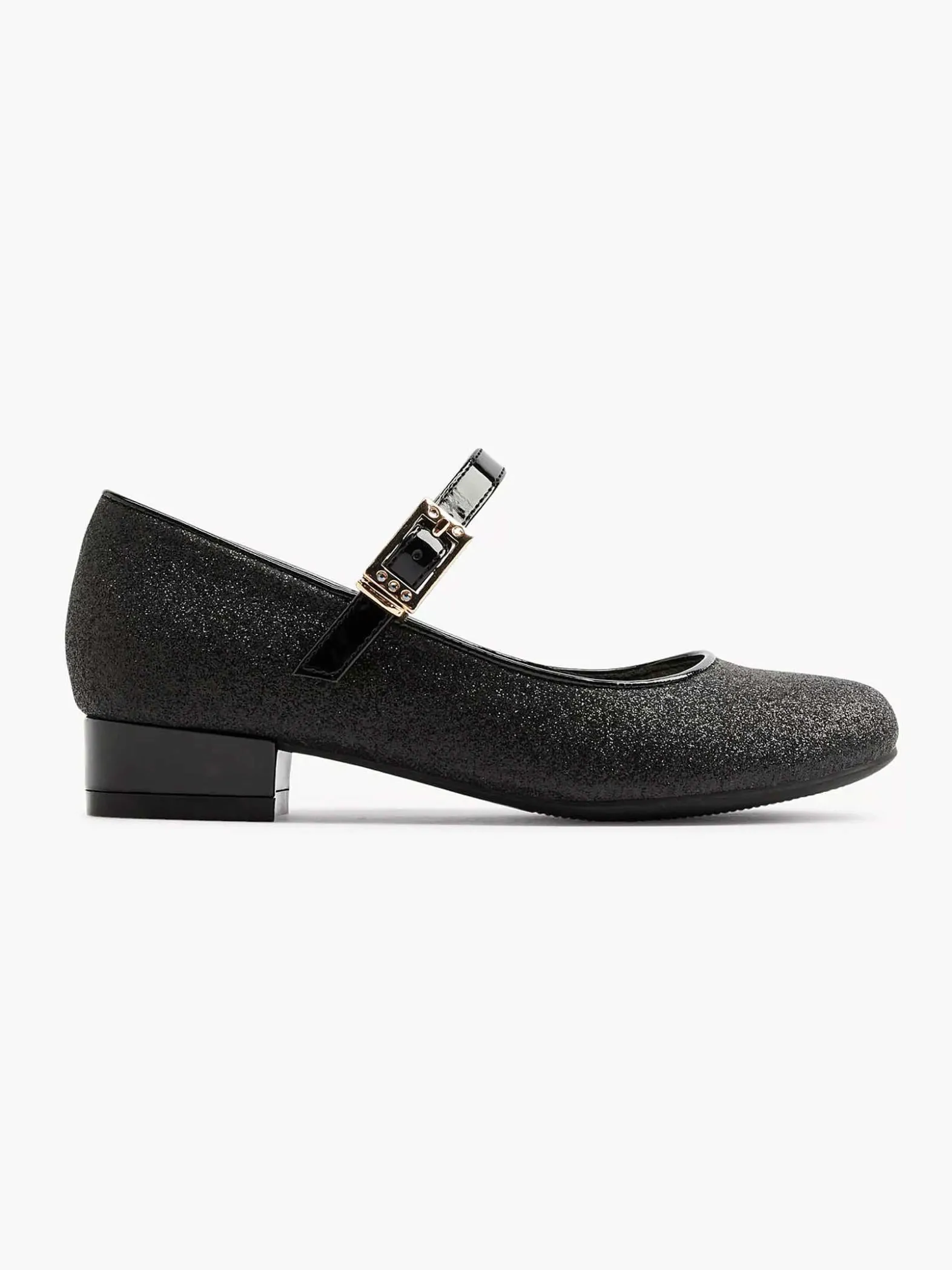 Graceland Zwarte Ballerina Glitters-Kinderen Jongensschoenen
