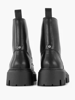 Oxmox Zwarte Bikerboot-Dames Enkellaarzen & Boots