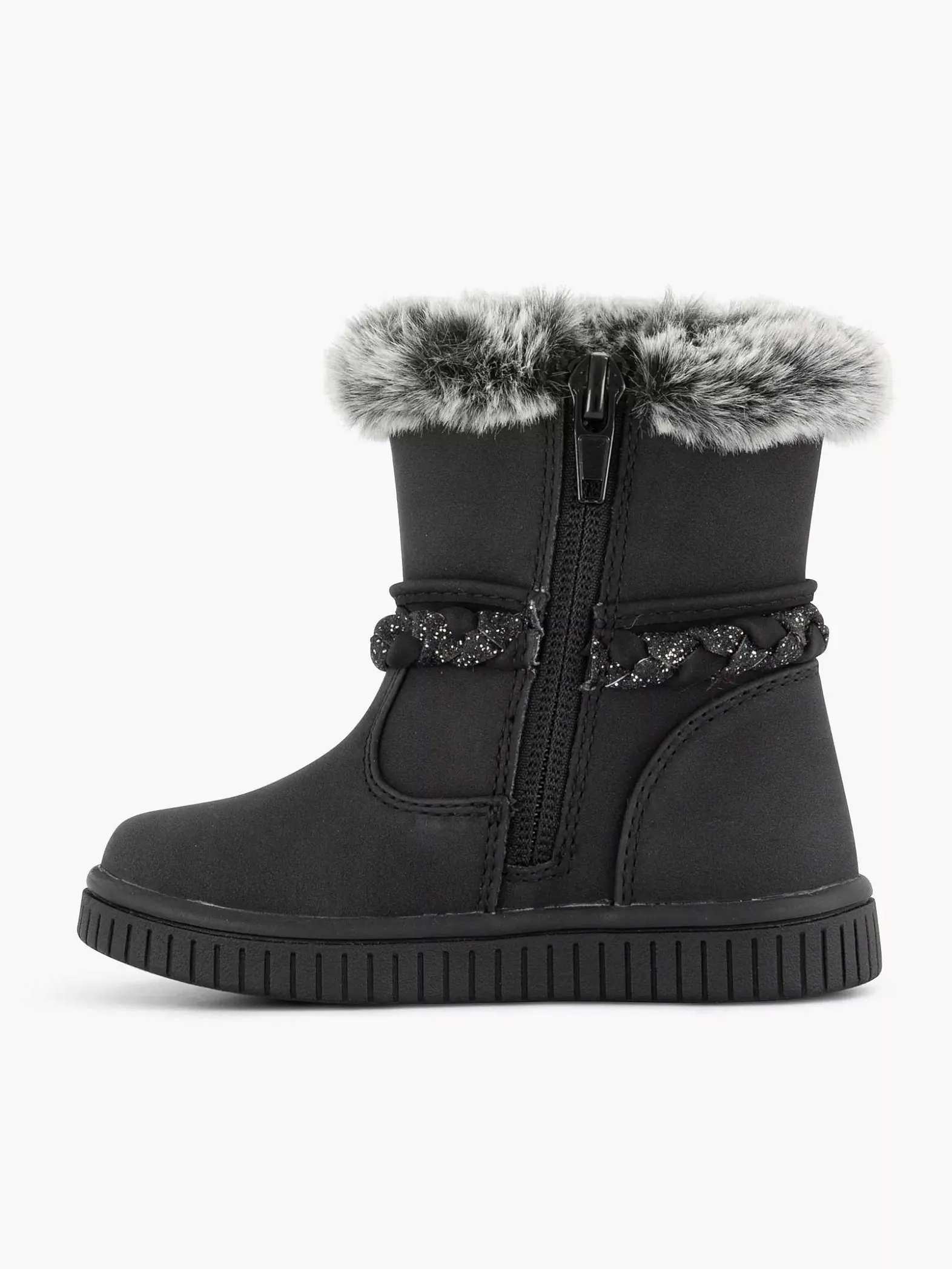 Graceland Zwarte Boot Kwastjes-Kinderen Jongensschoenen