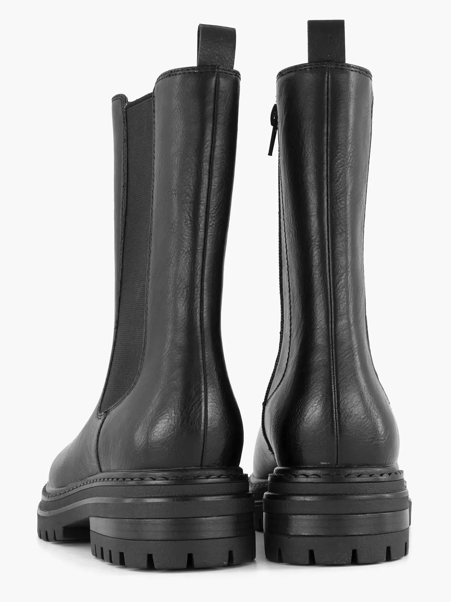 Oxmox Zwarte Chelsea Boot-Dames Enkellaarzen & Boots