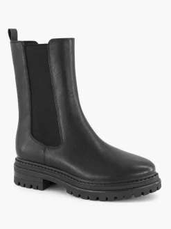 Oxmox Zwarte Chelsea Boot-Dames Enkellaarzen & Boots