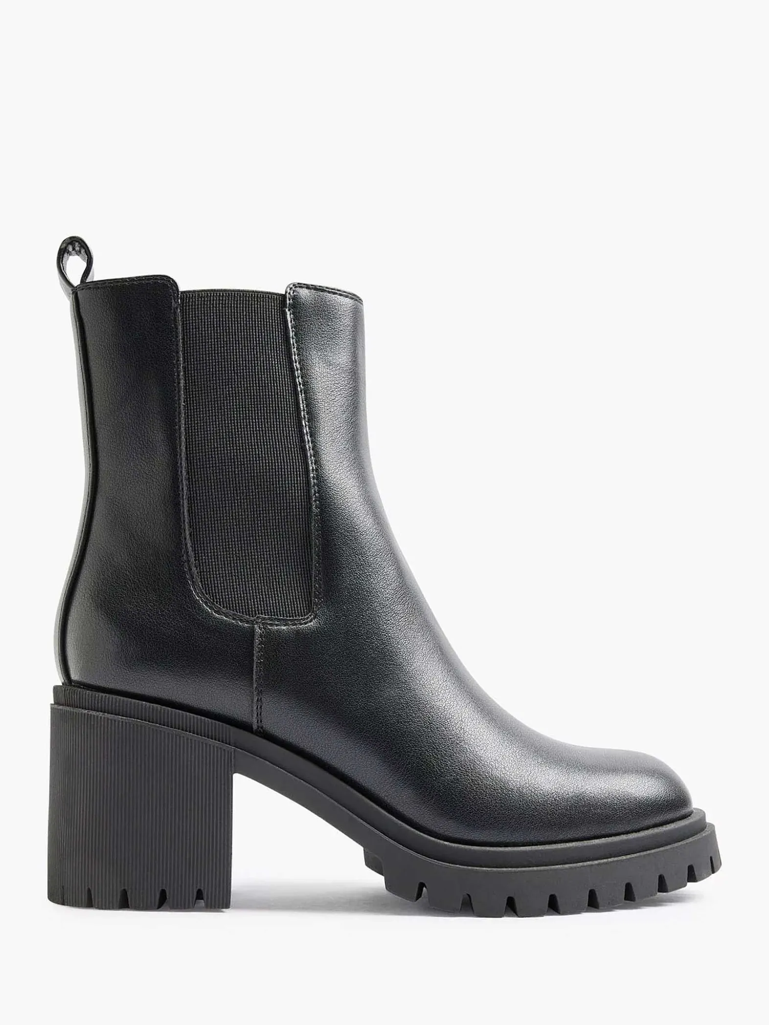 Graceland Zwarte Chelsea Boot Hak-Dames Enkellaarzen & Boots