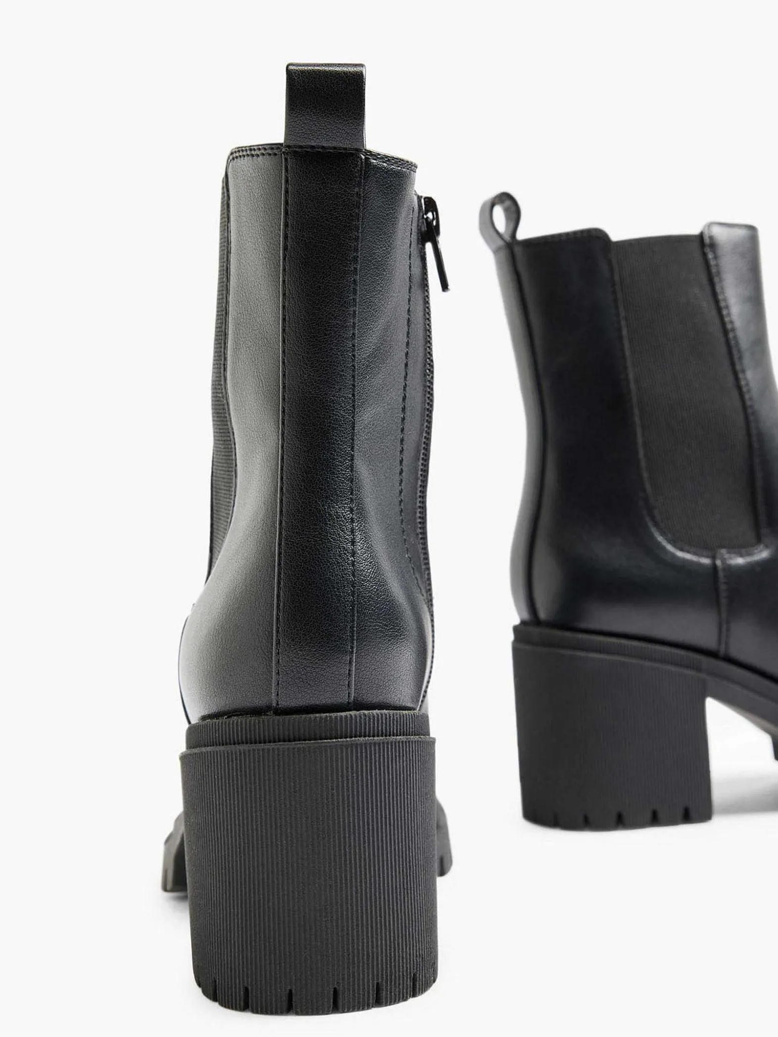 Graceland Zwarte Chelsea Boot Hak-Dames Enkellaarzen & Boots