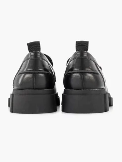 Graceland Zwarte Chunky Loafer-Dames Instappers