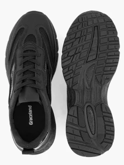Graceland Zwarte Chunky Sneaker-Dames Sneakers