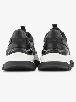 Oxmox Zwarte Chunky Sneaker-Dames Sneakers