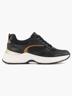 Graceland Zwarte Chunky Sneaker-Dames Sneakers