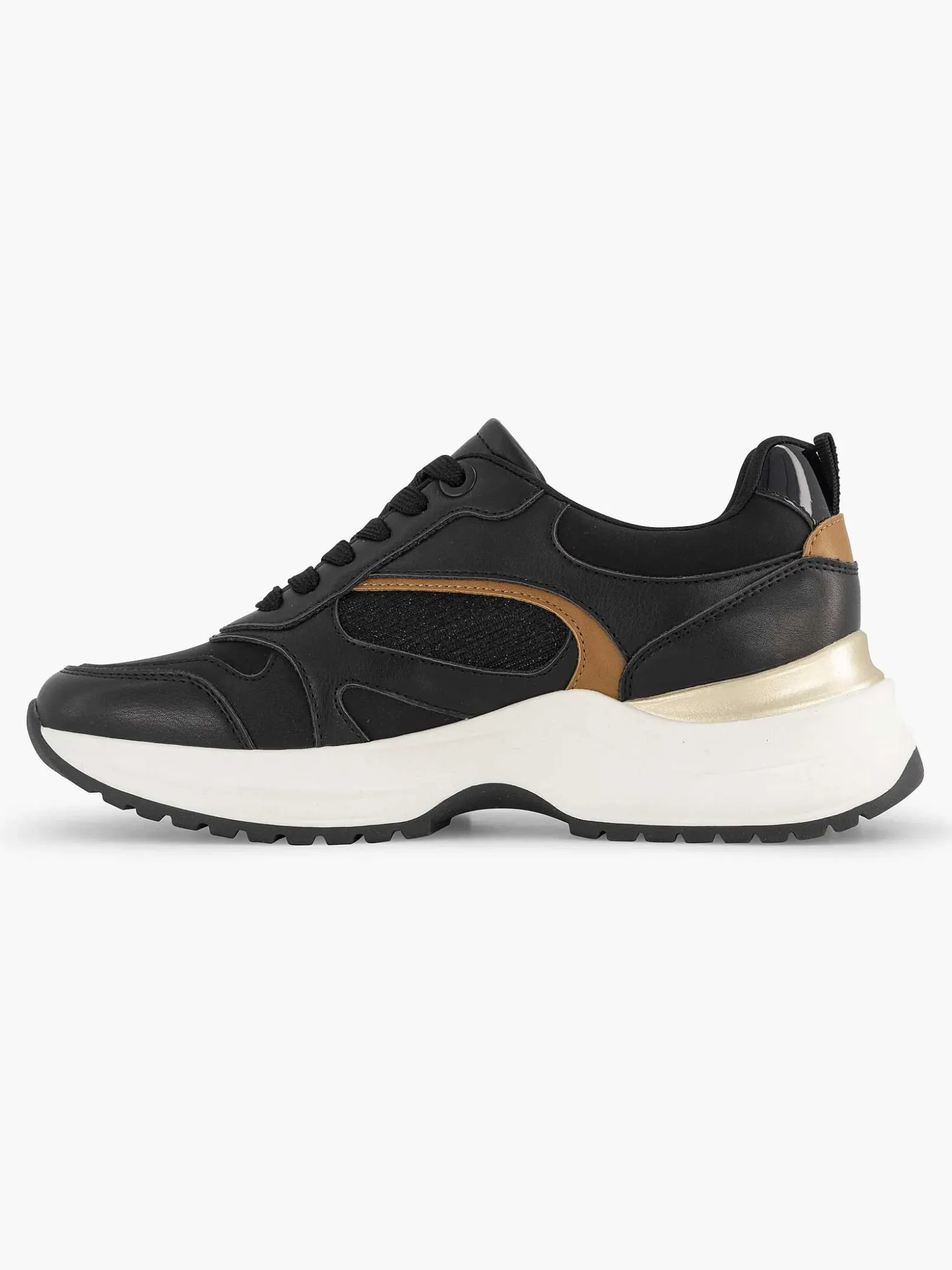 Graceland Zwarte Chunky Sneaker-Dames Sneakers