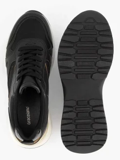 Graceland Zwarte Chunky Sneaker-Dames Sneakers