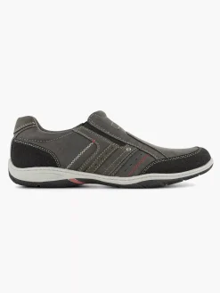 Easy Street Zwarte Comfort Instapper-Heren Instappers