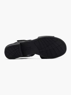 Easy Street Zwarte Comfort Sandaal-Dames Sandalen