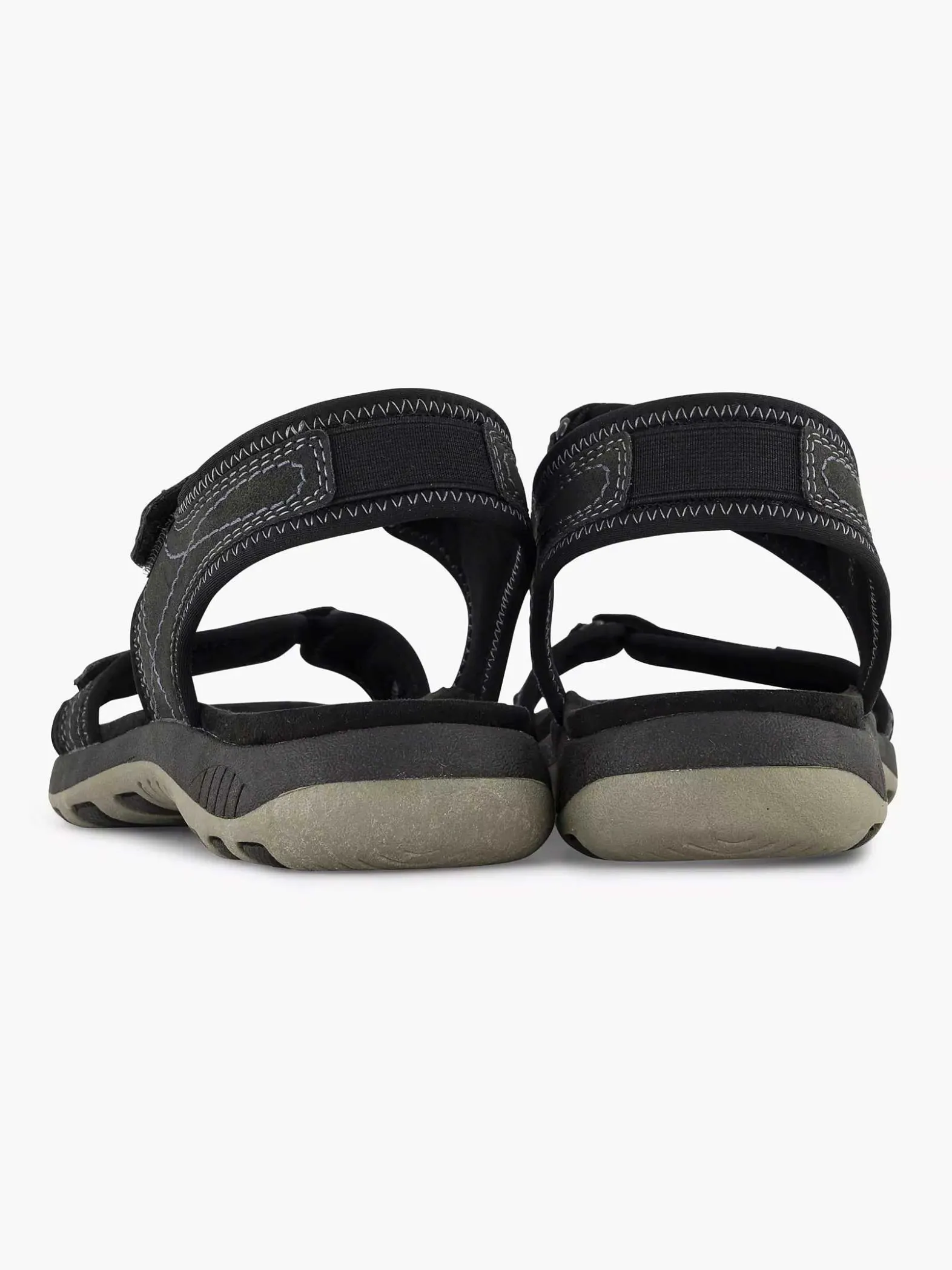 Easy Street Zwarte Comfort Sandaal-Dames Comfort Schoenen
