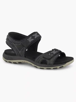 Easy Street Zwarte Comfort Sandaal-Dames Comfort Schoenen