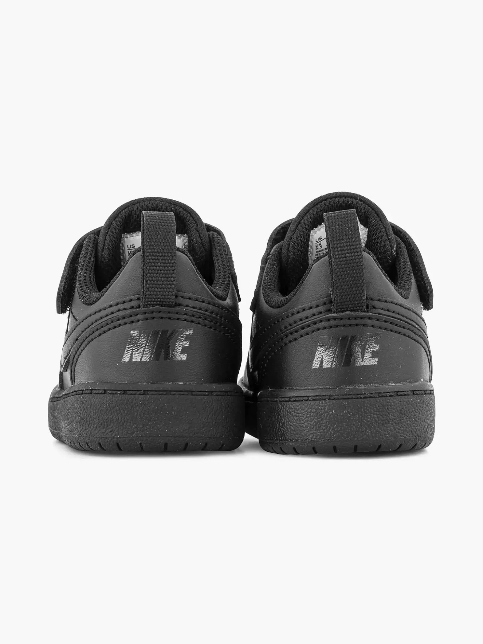 Nike Zwarte Court Borough Low Recraft-Kinderen Jongensschoenen