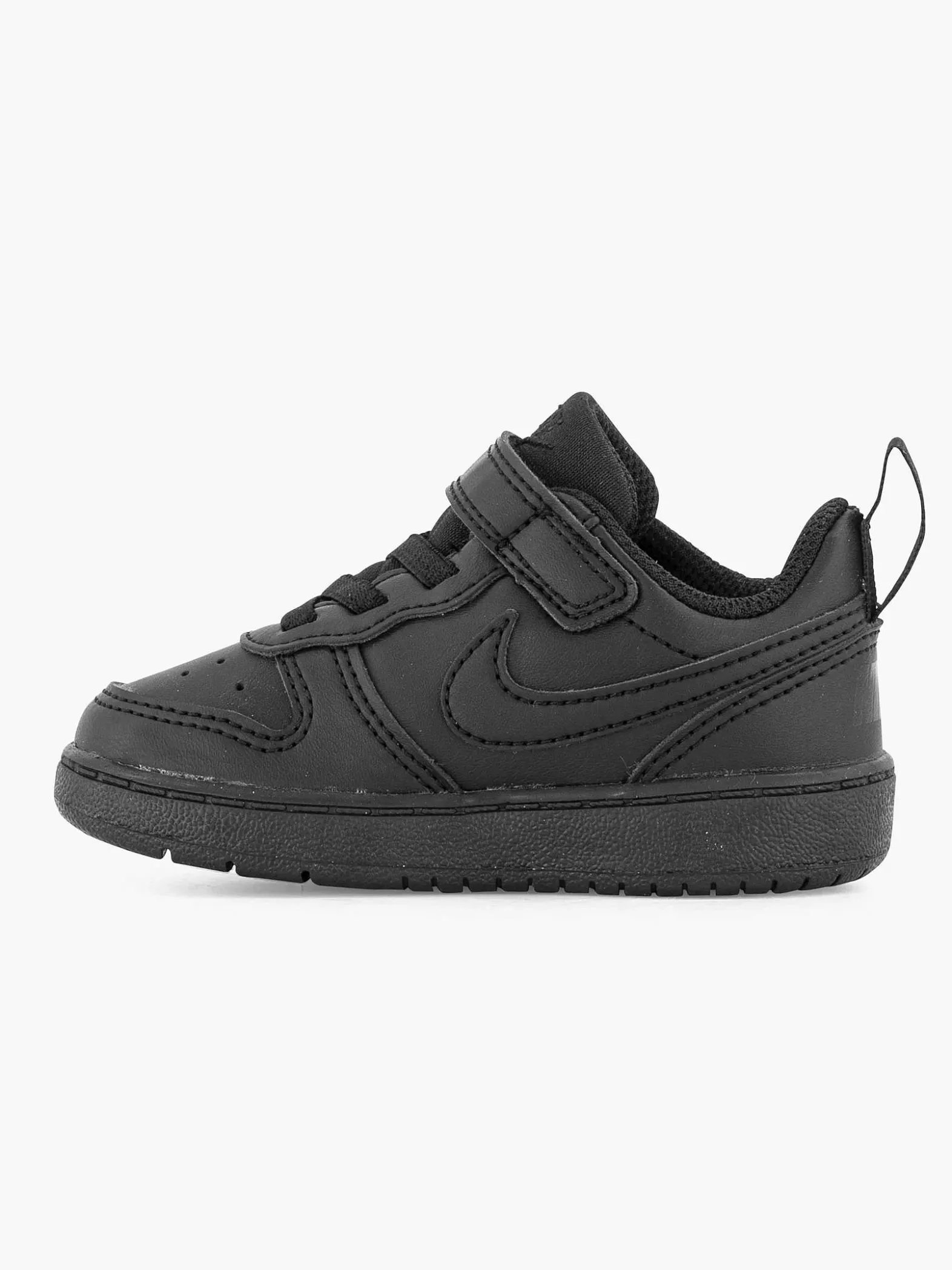 Nike Zwarte Court Borough Low Recraft-Kinderen Jongensschoenen