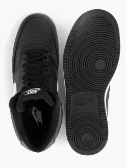 Nike Zwarte Court Vision Mid-Dames Sneakers