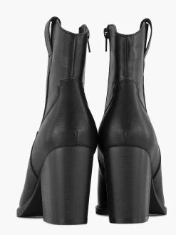 Graceland Zwarte Cowboy Laars Hak-Dames Enkellaarzen & Boots
