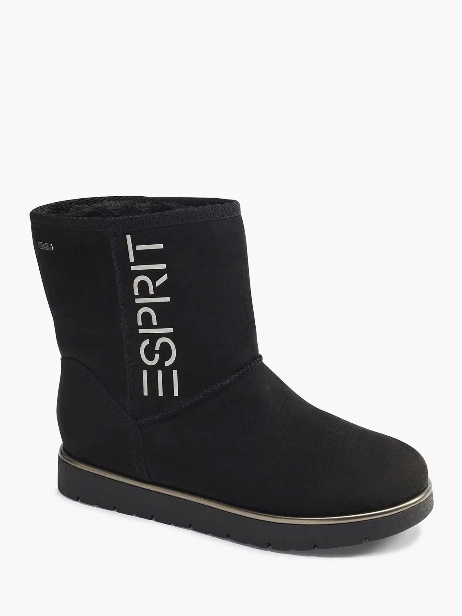 Esprit Zwarte Enkelboot Gevoerd-Dames Enkellaarzen & Boots