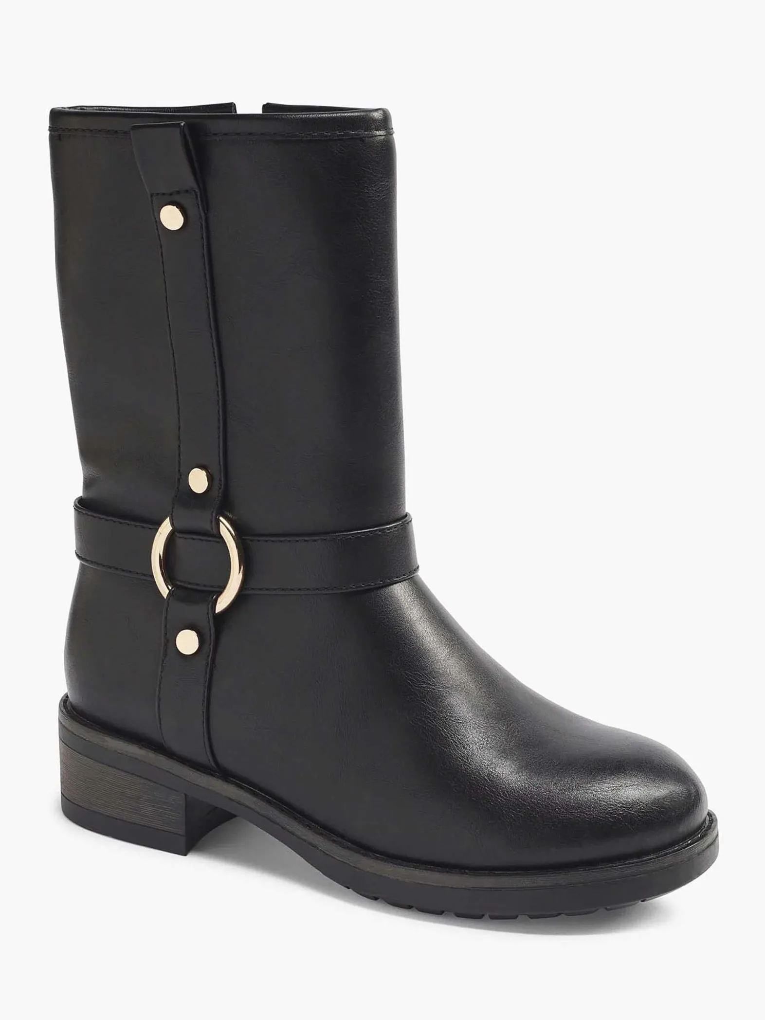 Graceland Zwarte Enkellaars-Dames Enkellaarzen & Boots