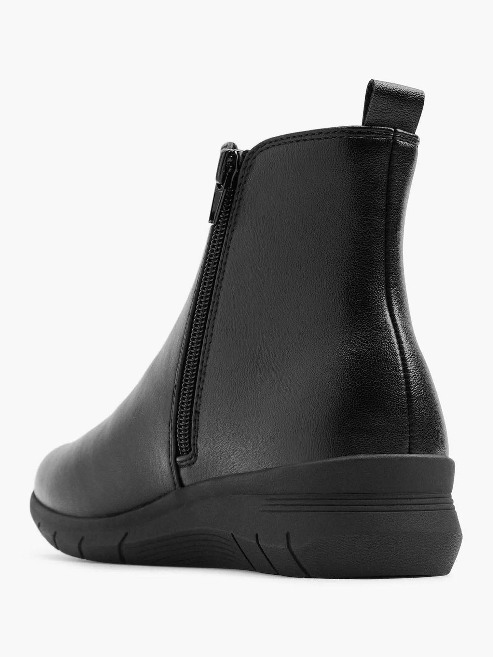 Easy Street Zwarte Enkellaars-Dames Enkellaarzen & Boots