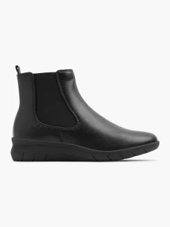Easy Street Zwarte Enkellaars-Dames Enkellaarzen & Boots