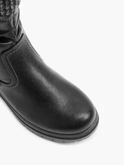 Easy Street Zwarte Enkellaars-Dames Enkellaarzen & Boots