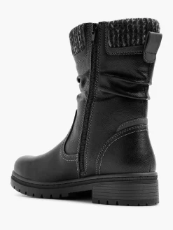 Easy Street Zwarte Enkellaars-Dames Enkellaarzen & Boots