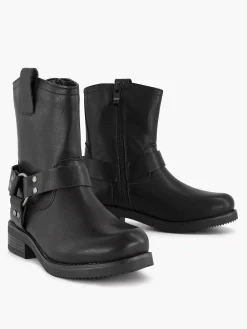 Oxmox Zwarte Enkellaars-Kinderen Babyschoenen