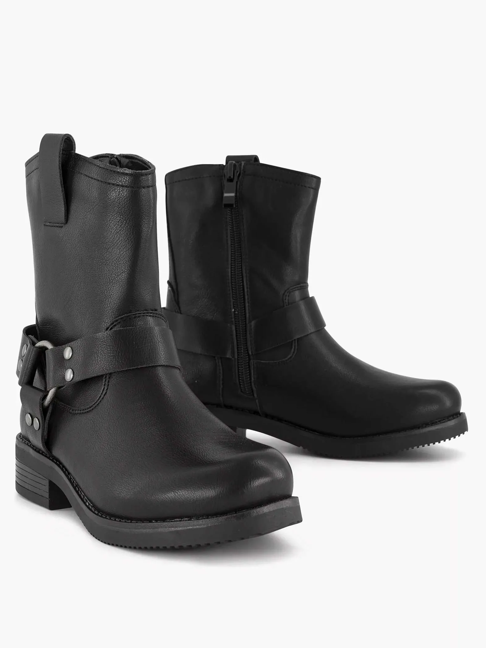 Oxmox Zwarte Enkellaars-Kinderen Babyschoenen