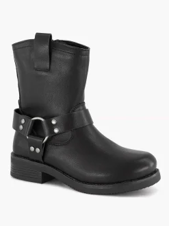 Oxmox Zwarte Enkellaars-Kinderen Babyschoenen