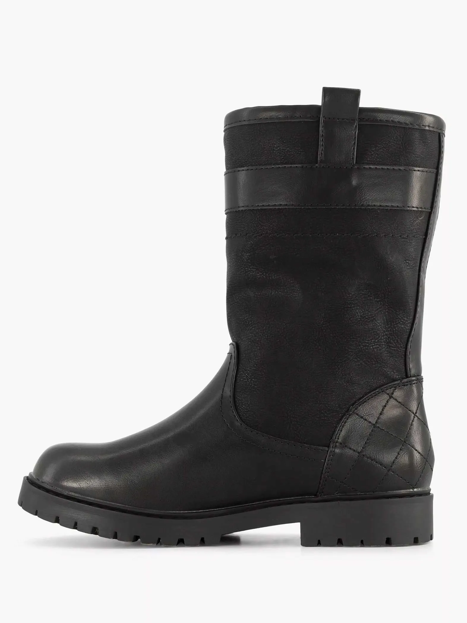 Landrover Zwarte Enkellaars Gevoerd-Dames Enkellaarzen & Boots