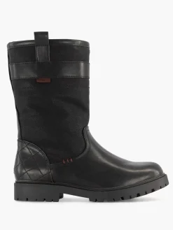 Landrover Zwarte Enkellaars Gevoerd-Dames Enkellaarzen & Boots