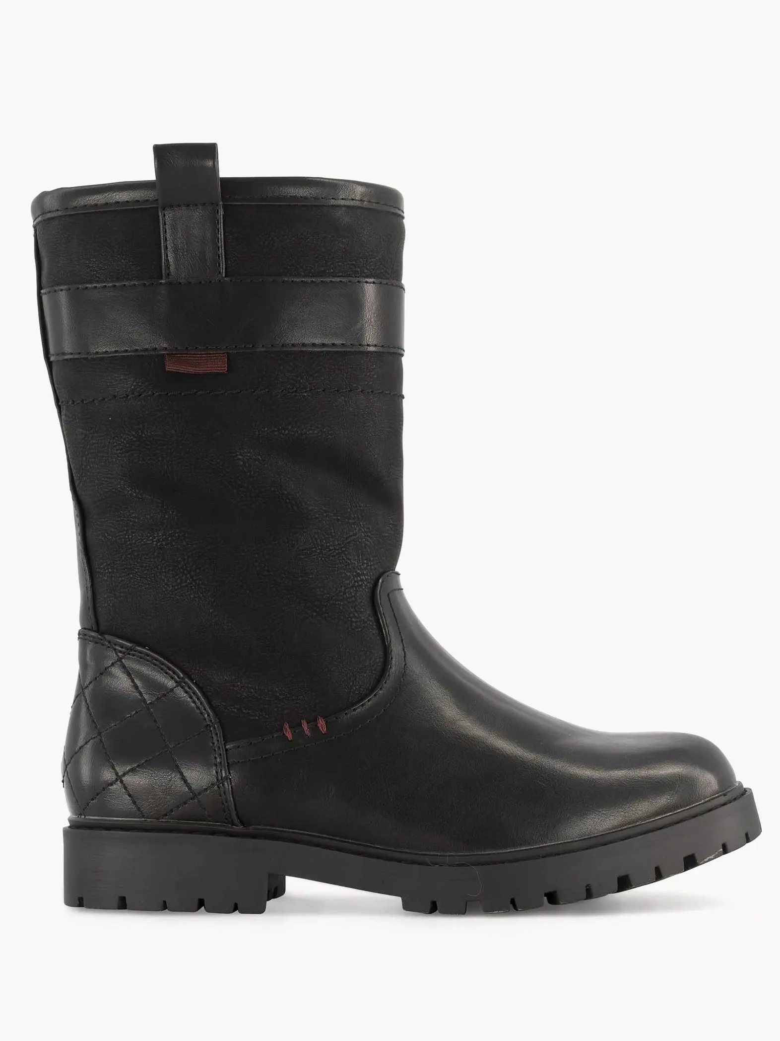 Landrover Zwarte Enkellaars Gevoerd-Dames Enkellaarzen & Boots