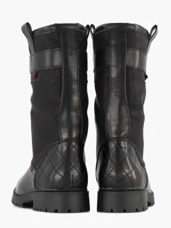 Landrover Zwarte Enkellaars Gevoerd-Dames Enkellaarzen & Boots