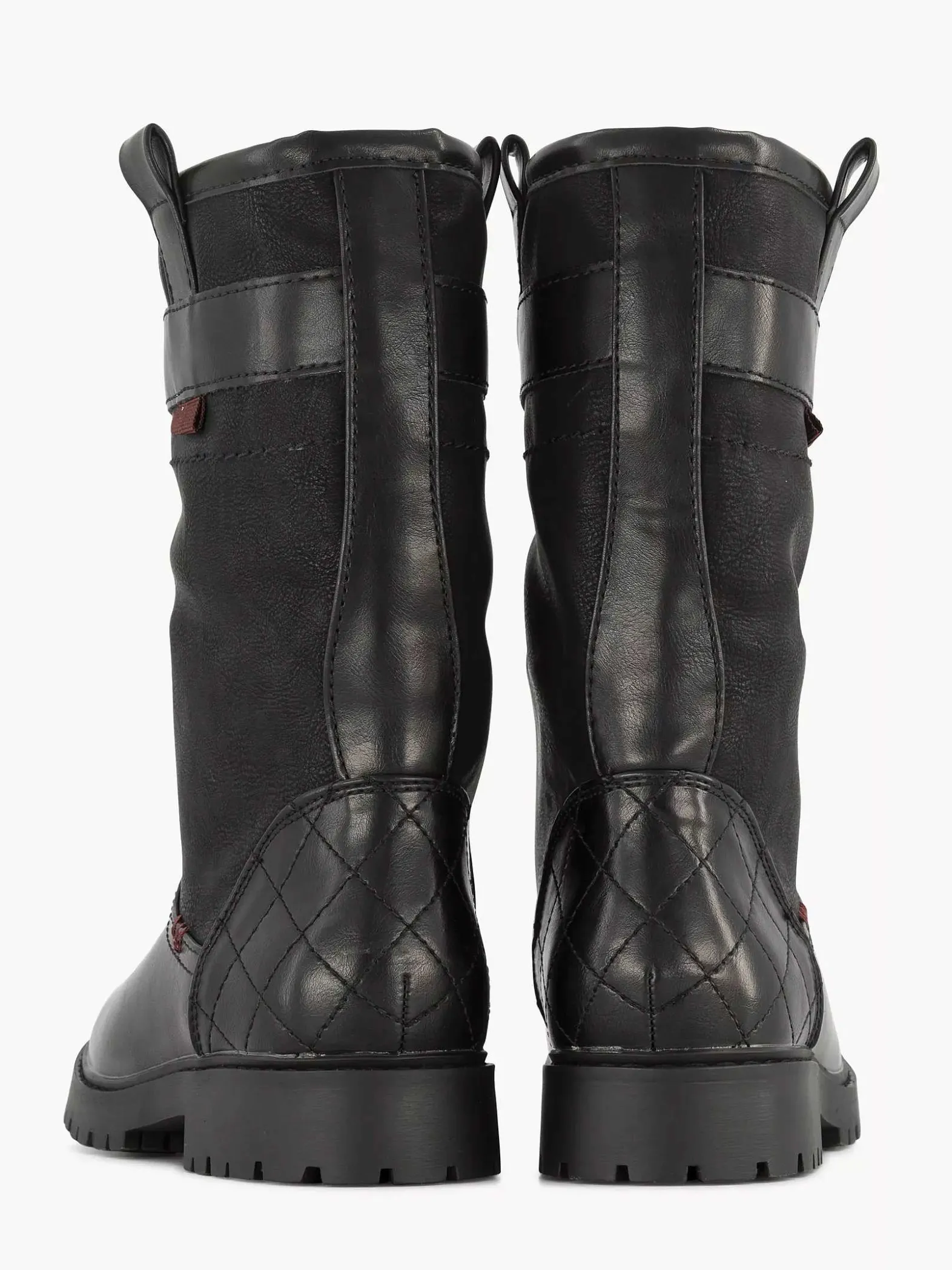 Landrover Zwarte Enkellaars Gevoerd-Dames Enkellaarzen & Boots