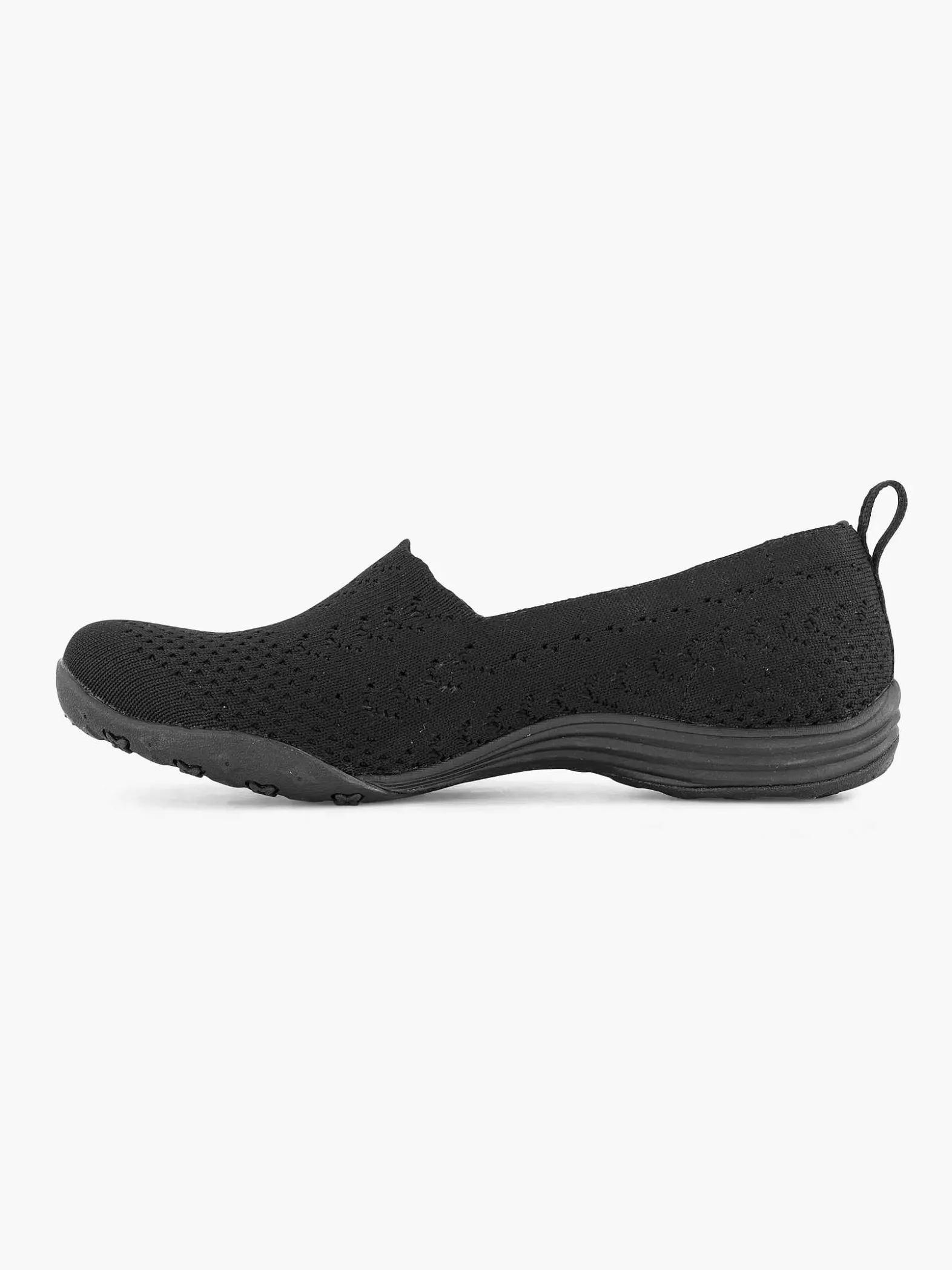 Skechers Zwarte Fiftster - Love Starz-Dames Instappers
