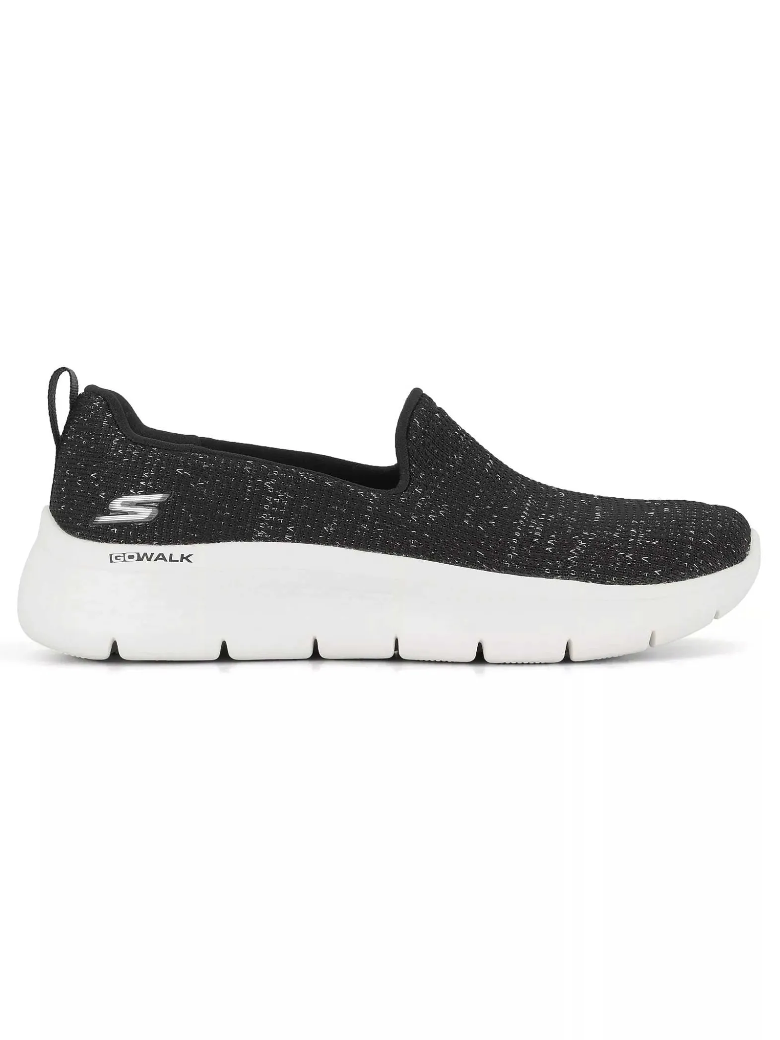 Skechers Zwarte Go Walk Flex - Flashing Stars-Dames Sneakers