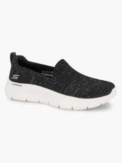 Skechers Zwarte Go Walk Flex - Flashing Stars-Dames Sneakers