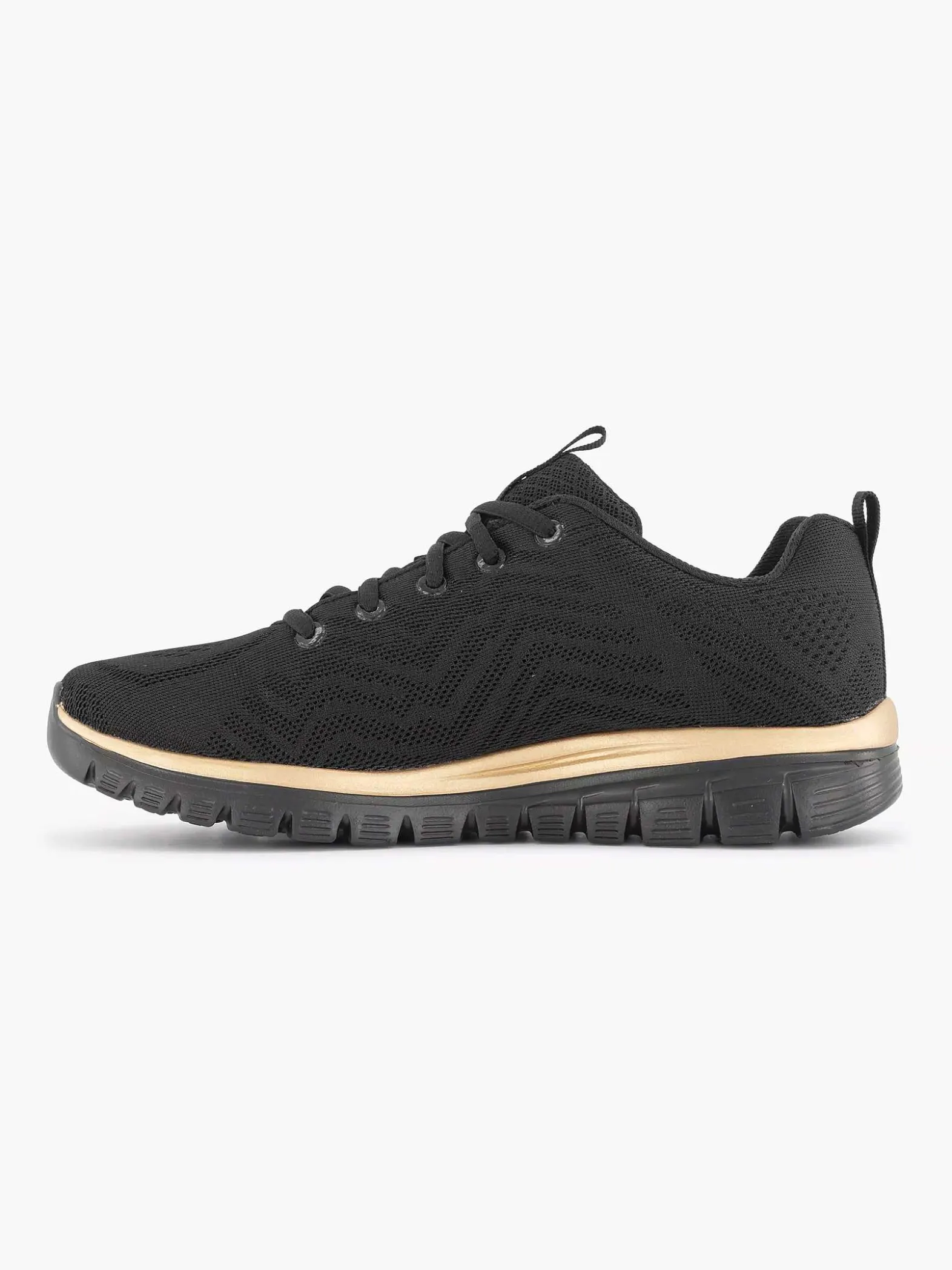 Skechers Zwarte Graceful - Get Connected-Dames Sneakers