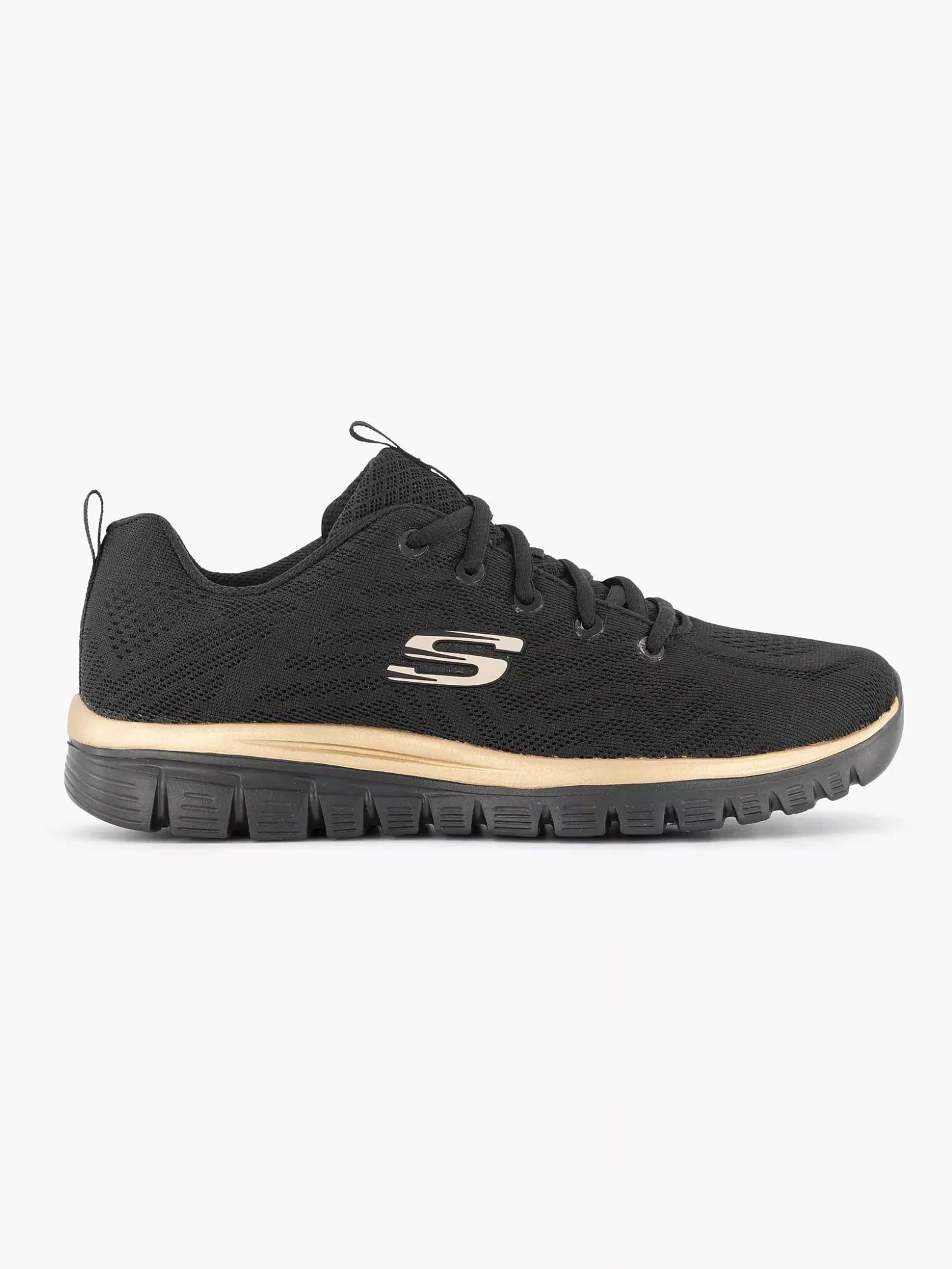 Skechers Zwarte Graceful - Get Connected-Dames Sneakers