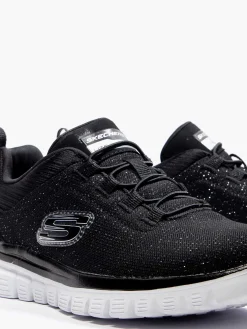Skechers Zwarte Graceful 2.0 - Sea Sharp-Dames Sneakers