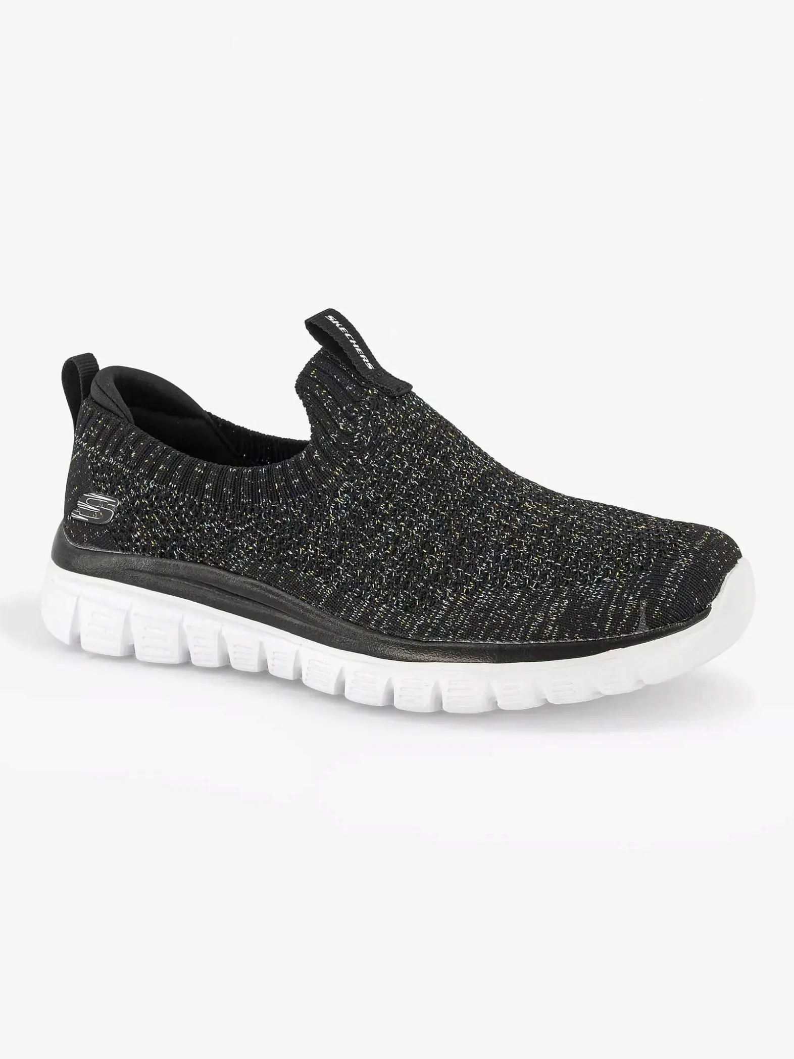 Skechers Zwarte Graceful 2.0 - Style Vip-Dames Instappers