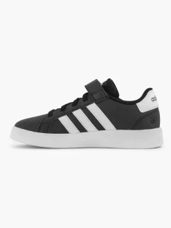 adidas Zwarte Grand Court El C-Kinderen Jongensschoenen