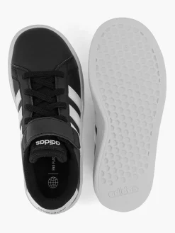 adidas Zwarte Grand Court El C-Kinderen Jongensschoenen