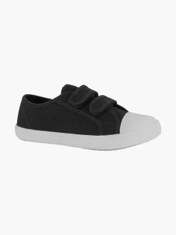 Vty Zwarte Gymschoen Klittenband-Kinderen Babyschoenen