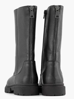Oxmox Zwarte Hoge Laars Ritssluiting-Kinderen Babyschoenen