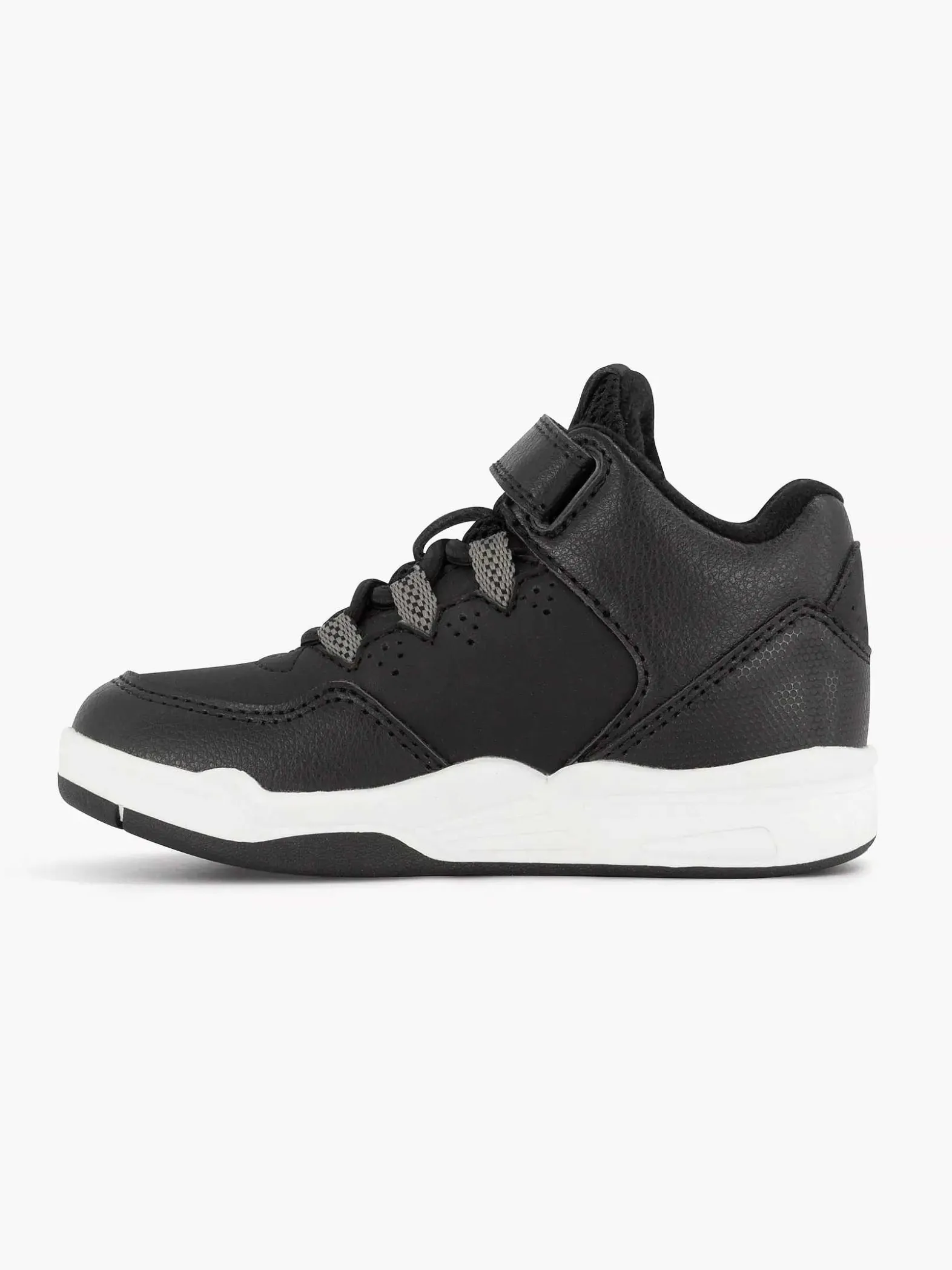 Vty Zwarte Hoge Sneaker-Kinderen Jongensschoenen
