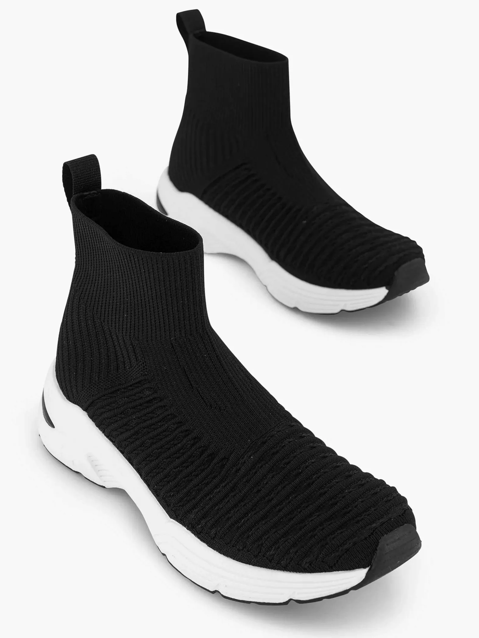 Oxmox Zwarte Hoge Sneaker-Dames Sneakers